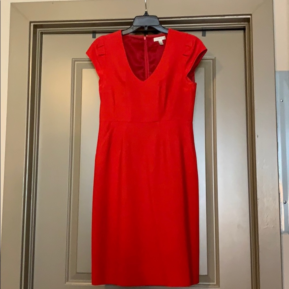 Red J Crew Dress
